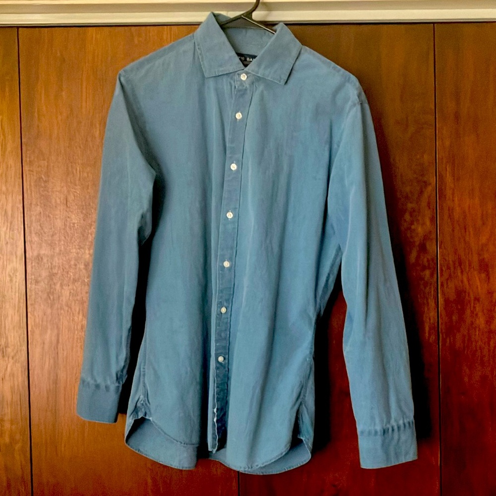 The Tie Bar Denim dress shirt, 100% cotton